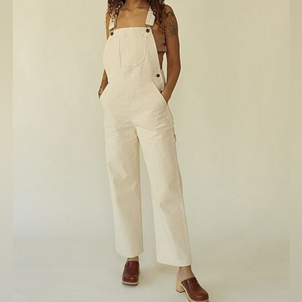 Lykke Wullf Sierra Overalls Natural Canvas